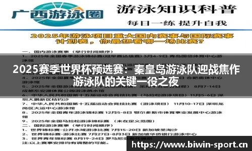 2025赛季世界杯预选赛：秦皇岛游泳队迎战焦作游泳队的关键一役之夜